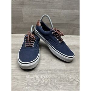 Vans C&L Era 59 Dress Blues/Paisley Skate Low Top Sneakers Men's 9 Woman's 10.5